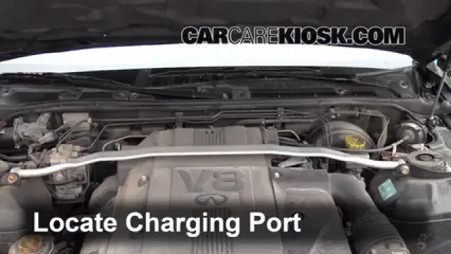 1998 Infiniti Q45 4.1L V8 Aire Acondicionado Agregar Freón